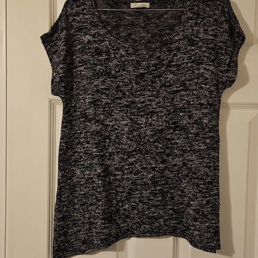 Garnet Hill Monochrome Knit Top
